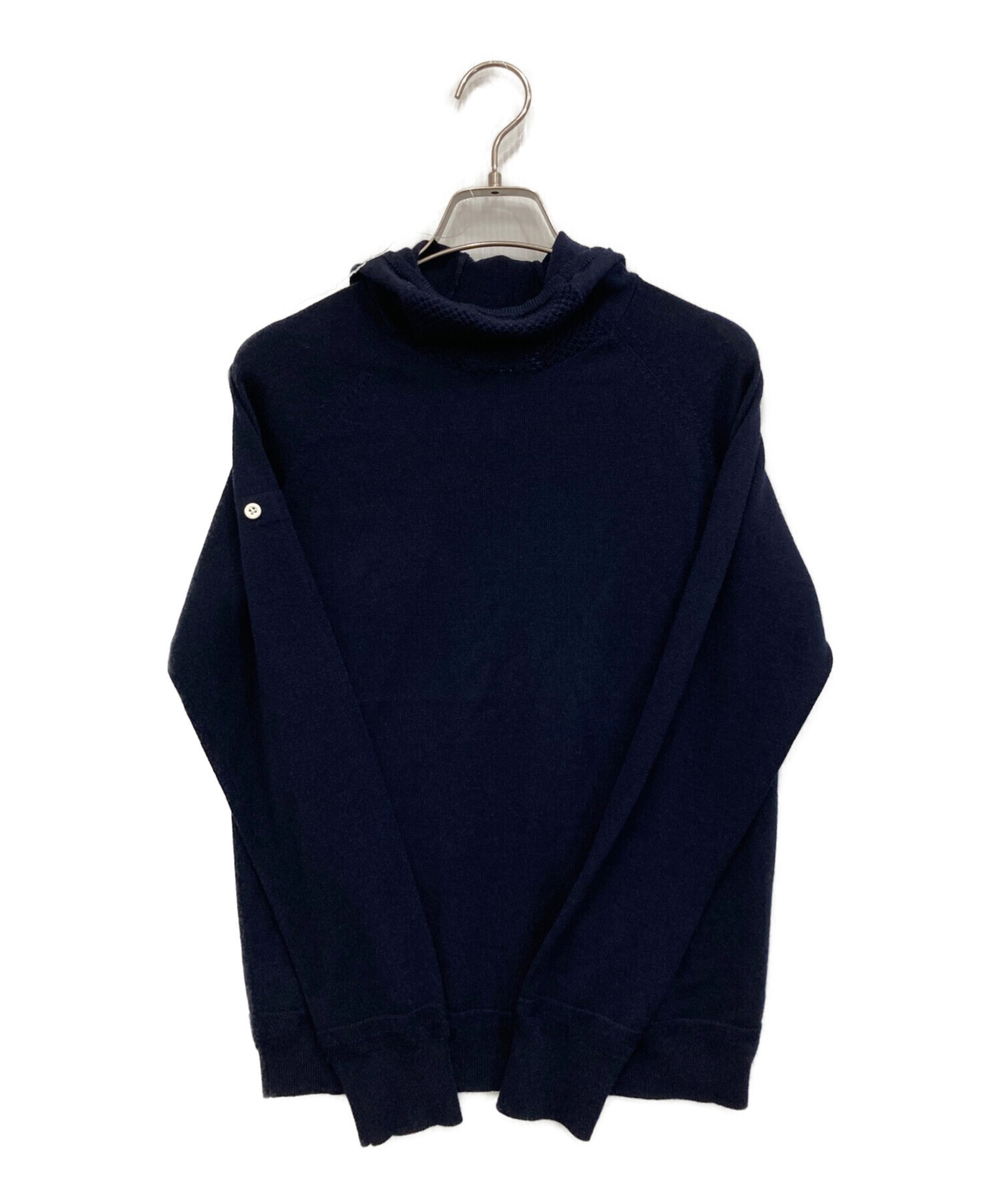 BRIEFING ニットパーカー　完売品 中古・古着通販】BRIEFING (ブリーフィング) ニットパーカー ネイビー