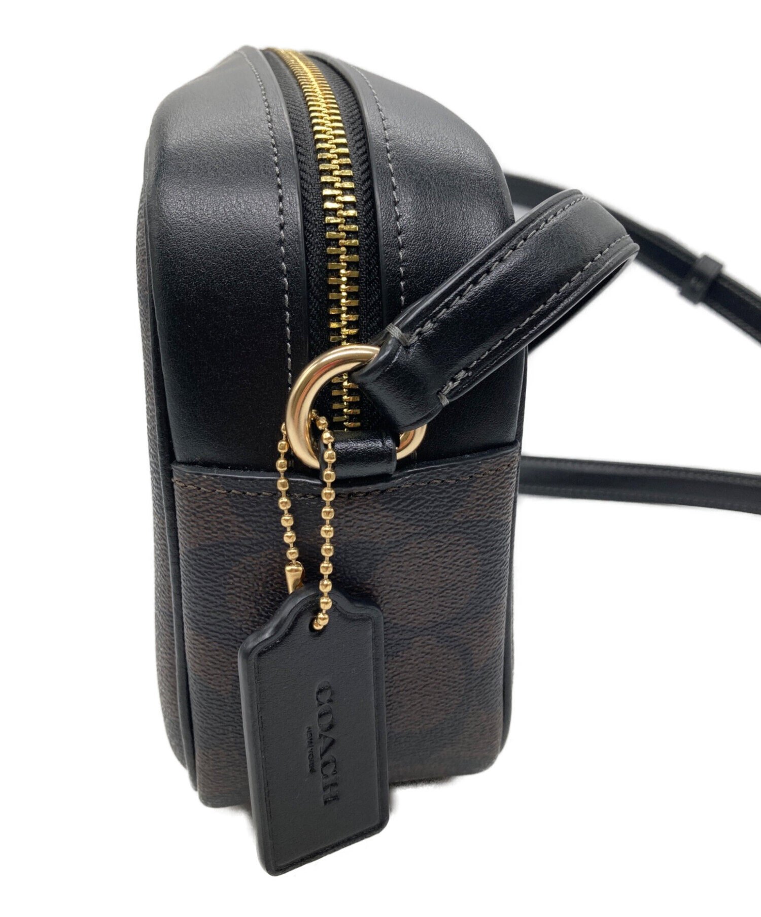 中古・古着通販】COACH (コーチ) ショルダーバッグ ブラウン｜ブランド