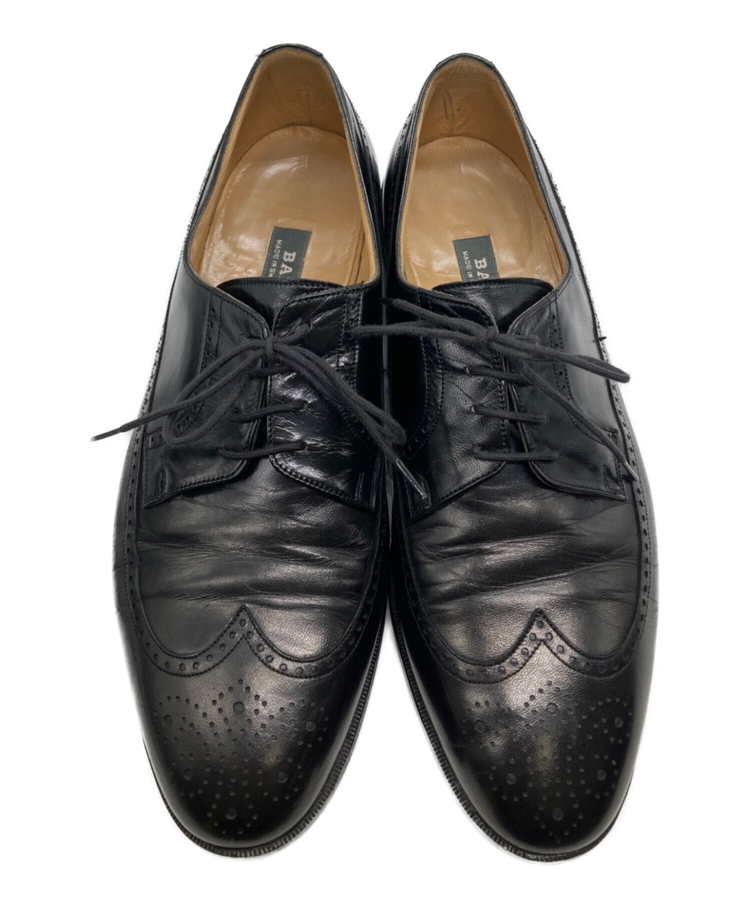 中古・古着通販】BALLY (バリー) ウィングチップシューズ ブラック