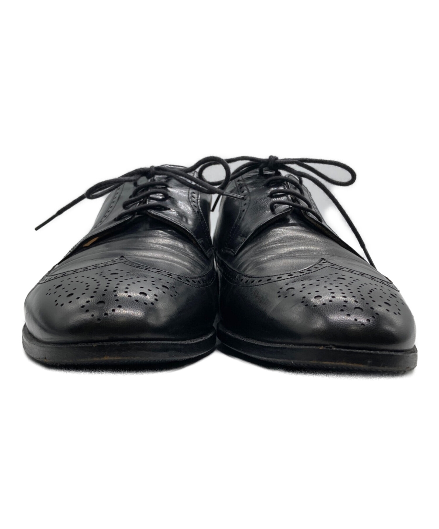 中古・古着通販】BALLY (バリー) ウィングチップシューズ ブラック