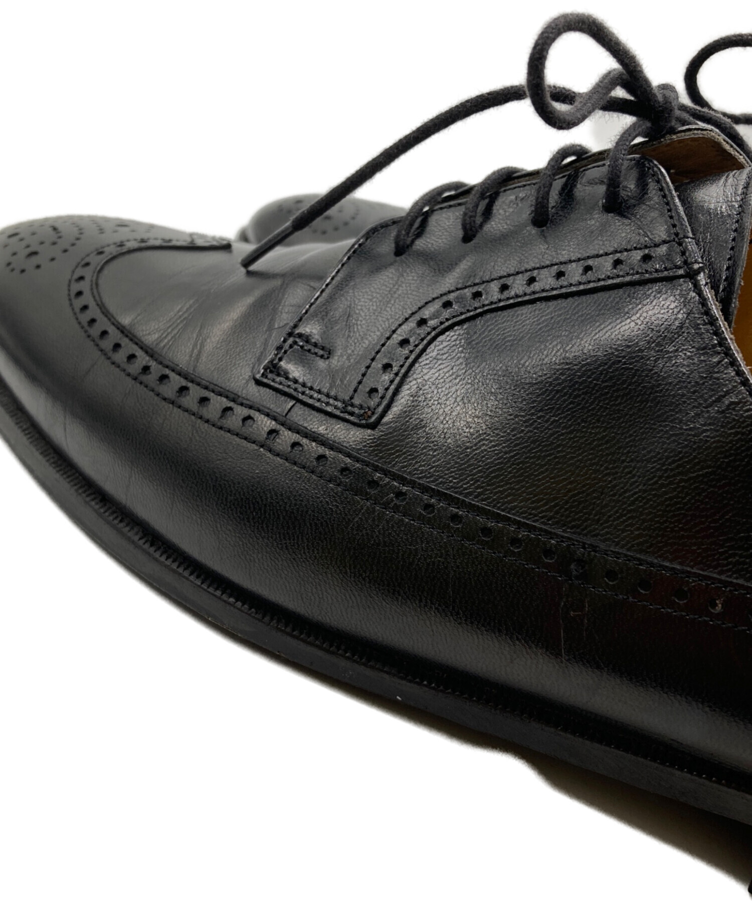 中古・古着通販】BALLY (バリー) ウィングチップシューズ ブラック