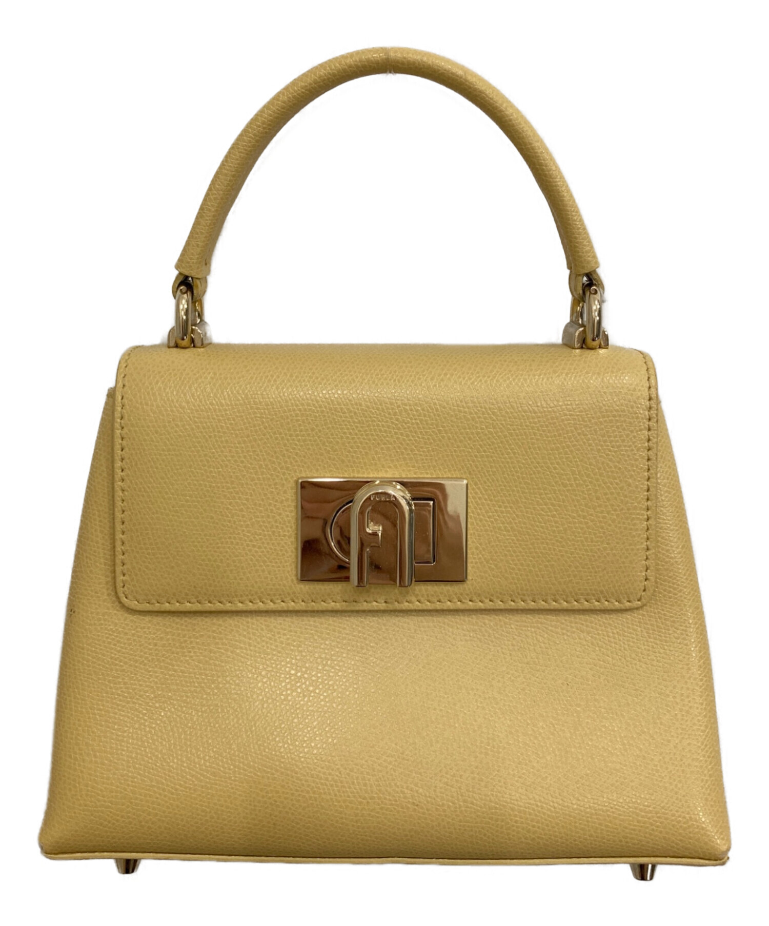 中古・古着通販】FURLA (フルラ) 2wayハンドバッグ イエロー｜ブランド