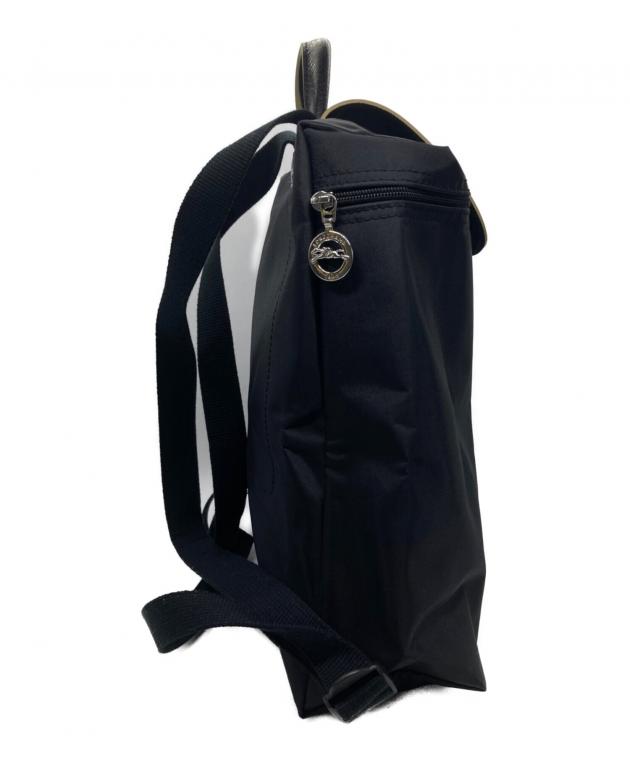 中古・古着通販】LONGCHAMP (ロンシャン) リュック ブラック｜ブランド