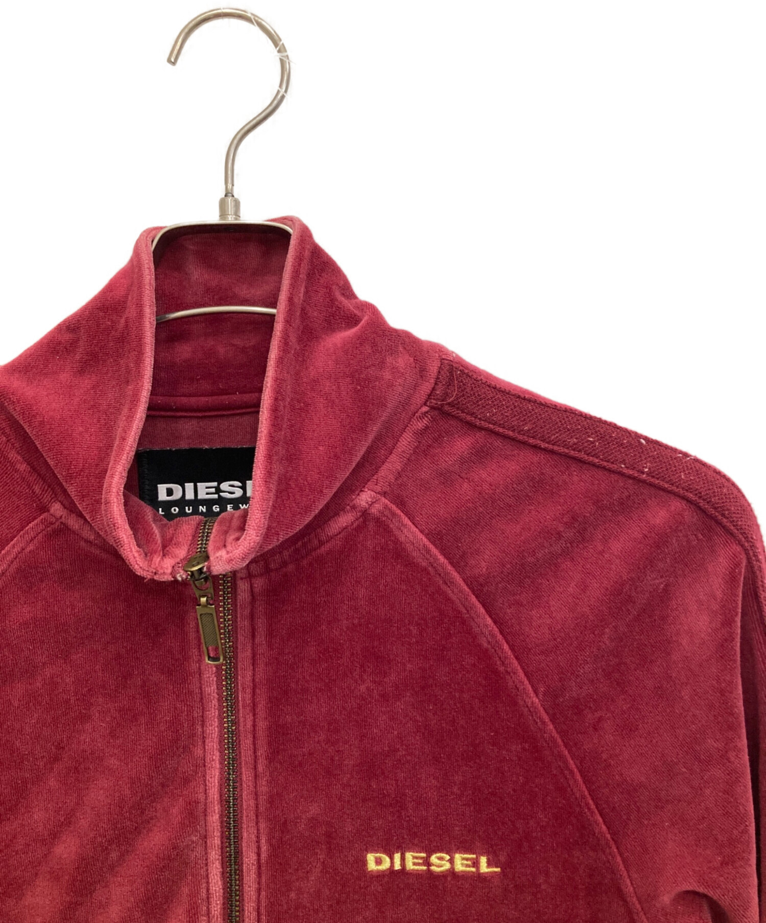 DIESEL ベロア ジャケット Lサイズ 中古・古着通販】DIESEL (ディーゼル) ベロアトラックジャケット