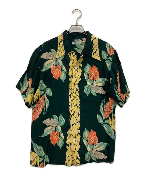 超絶レア！サンサーフ ハイビスカス柄アロハシャツ M/Lサイズ ヴィンテージ風 中古・古着通販】Sun Surf (サンサーフ) ハイビスカスアロハシャツ