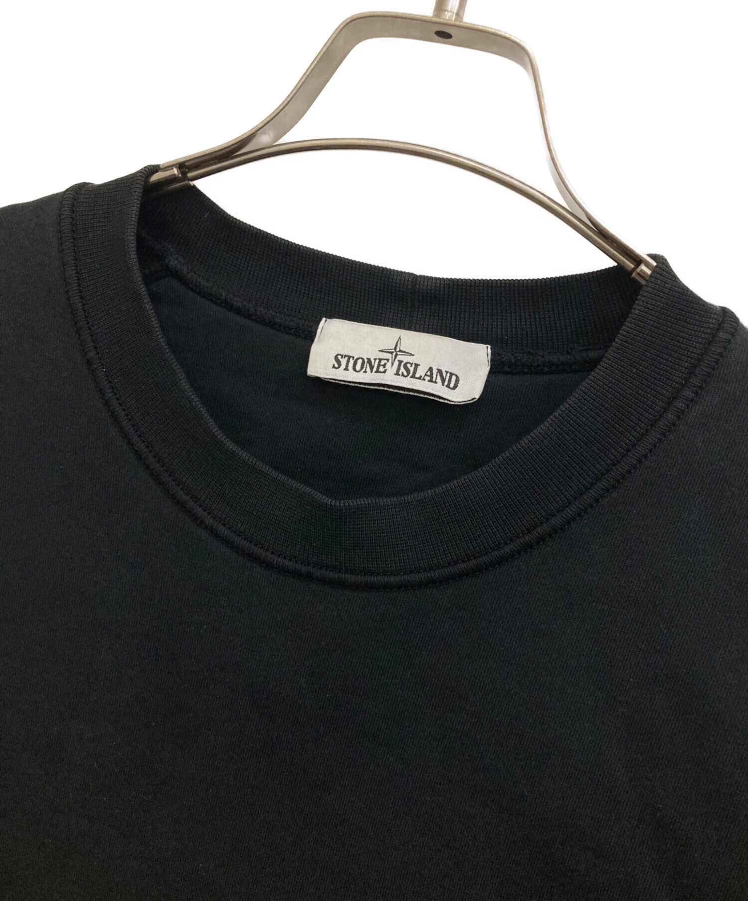 中古・古着通販】STONE ISLAND (ストーンアイランド) ロゴパッチクルー 