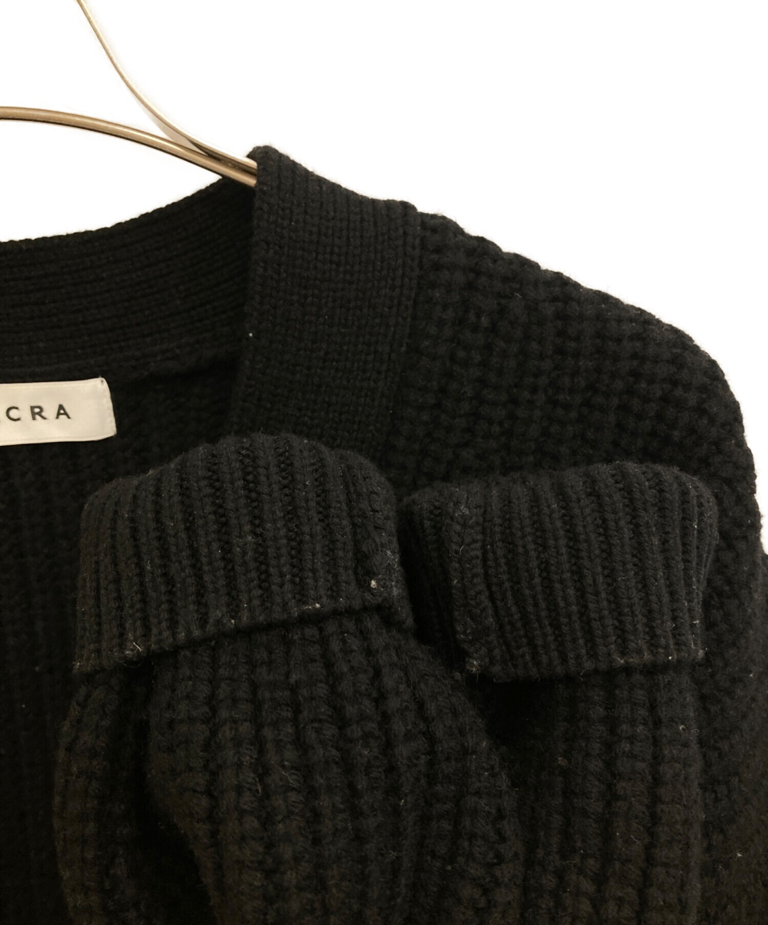 中古・古着通販】SACRA (サクラ) BOILED LAMBWOOL FURROW CARDIGAN