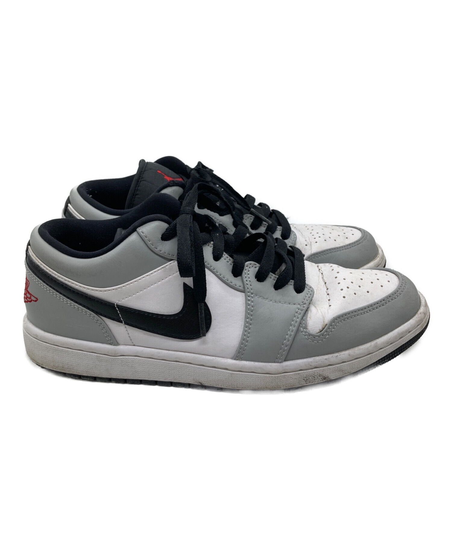 中古・古着通販】NIKE (ナイキ) AIR JORDAN 1 LOW ライトグレー 