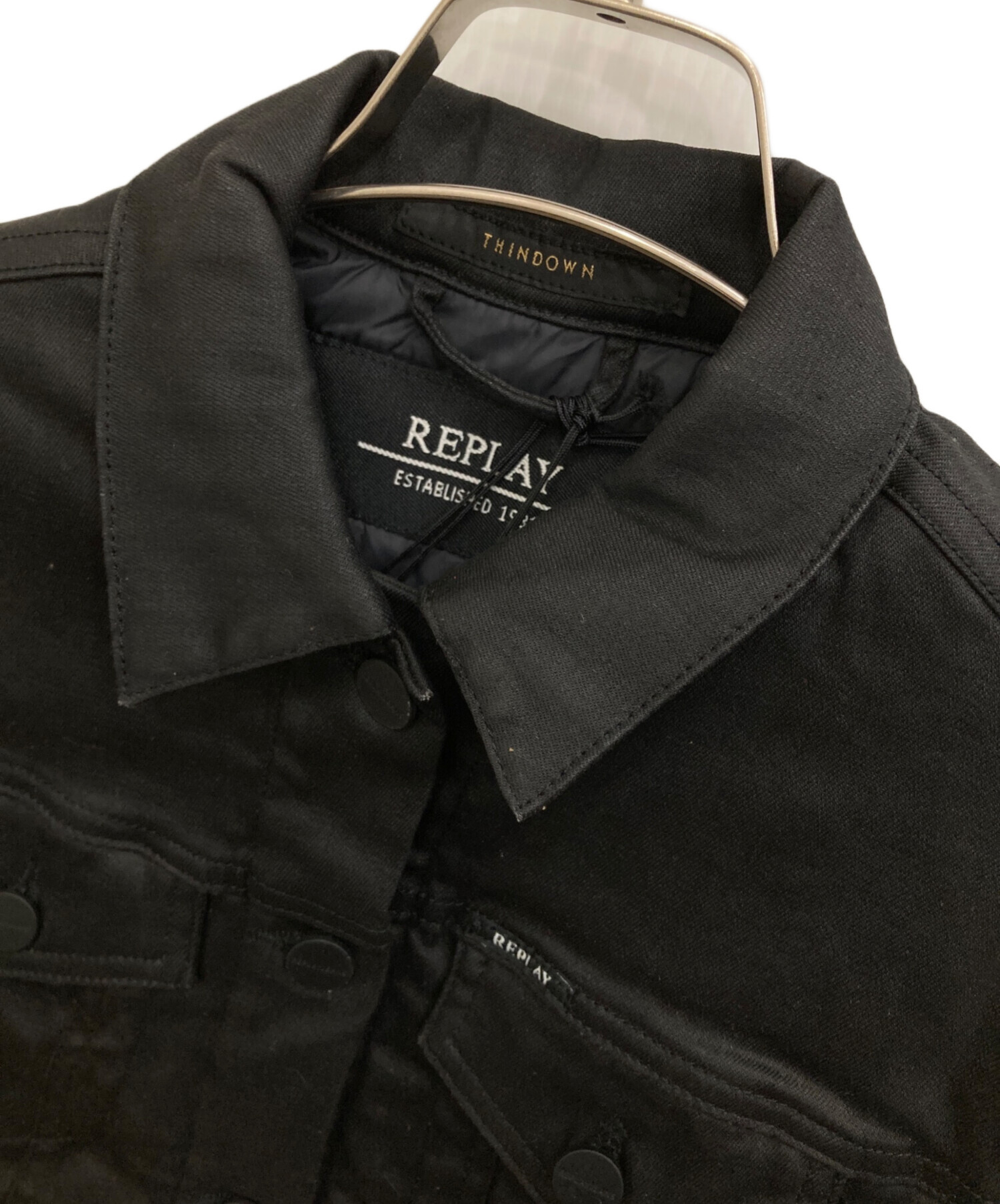 中古・古着通販】REPLAY (リプレイ) トラッカージャケット ブラック 