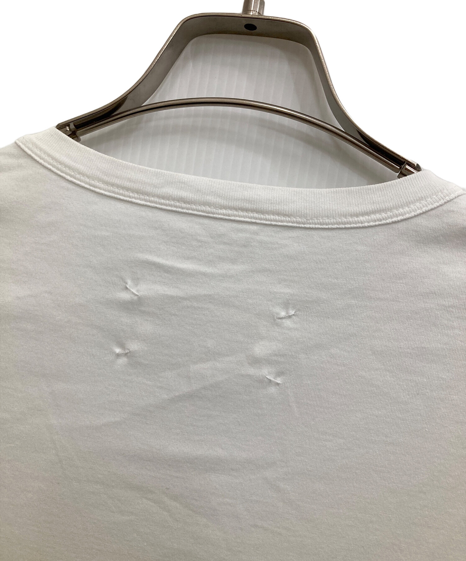 中古・古着通販】Maison Margiela (メゾンマルジェラ) ロゴ刺繍Tシャツ