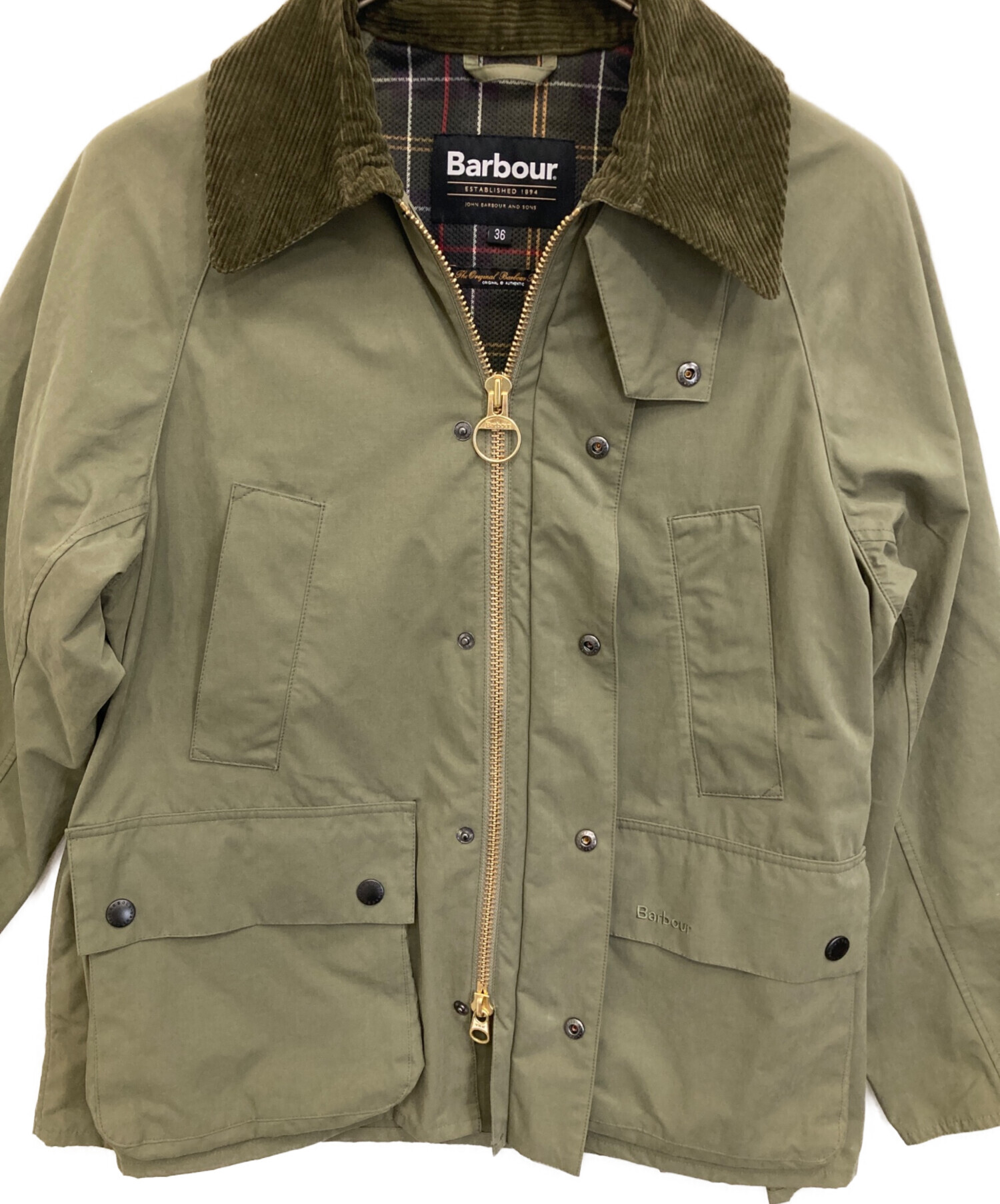 中古・古着通販】Barbour (バブアー) BEDALE ピーチスキンコットン 