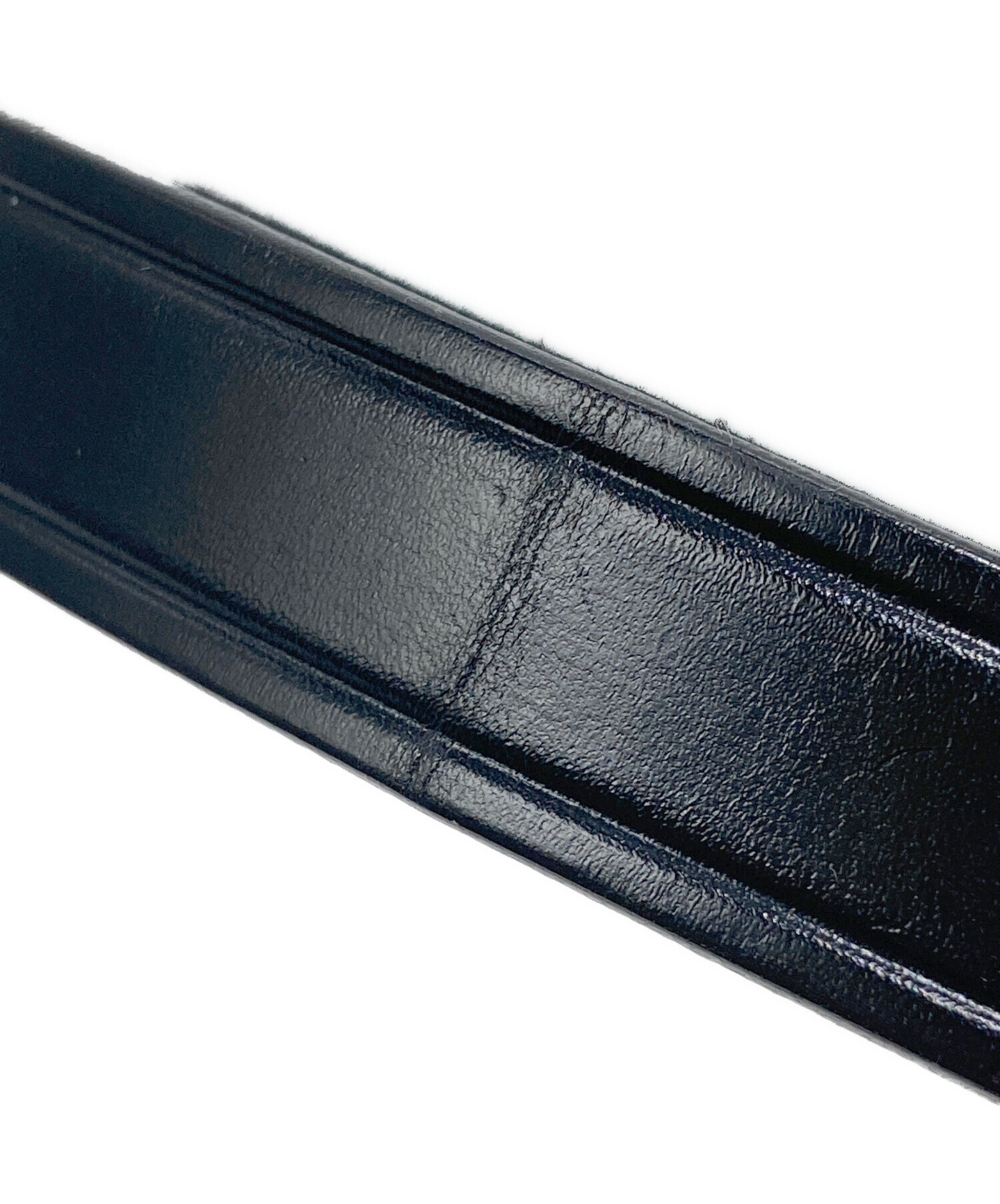 中古・古着通販】TORY LEATHER (トリーレザー) レザーベルト ブラック