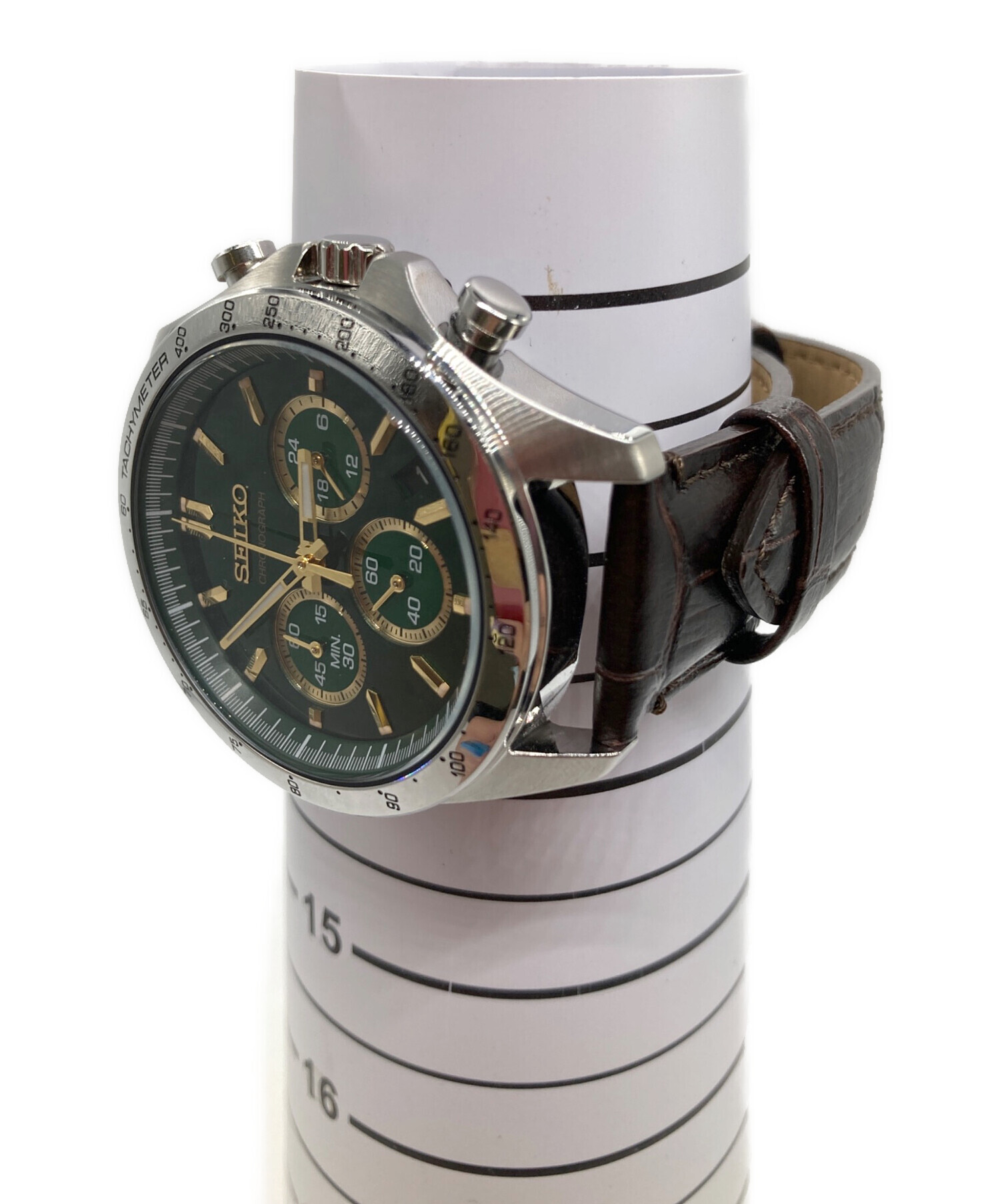 中古・古着通販】SEIKO (セイコー) クロノグラフ グリーン｜ブランド