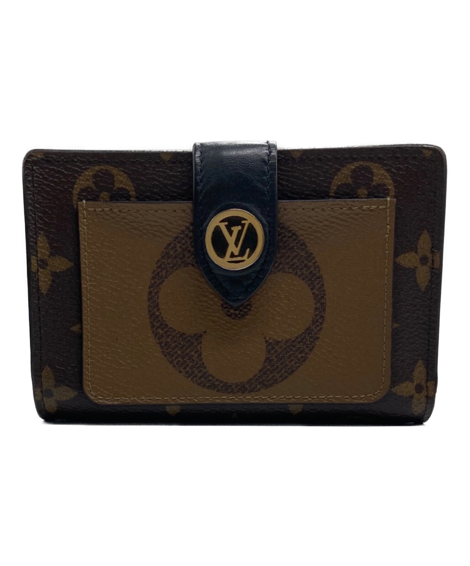 中古・古着通販】LOUIS VUITTON (ルイ ヴィトン) 2つ折り財布 ブラウン