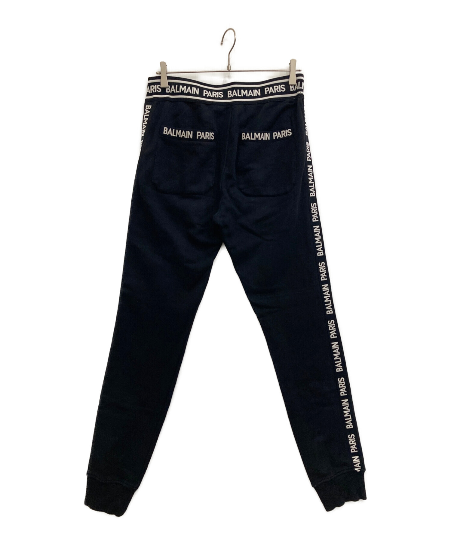 中古・古着通販】BALMAIN (バルマン) テープロゴジョガーパンツ 