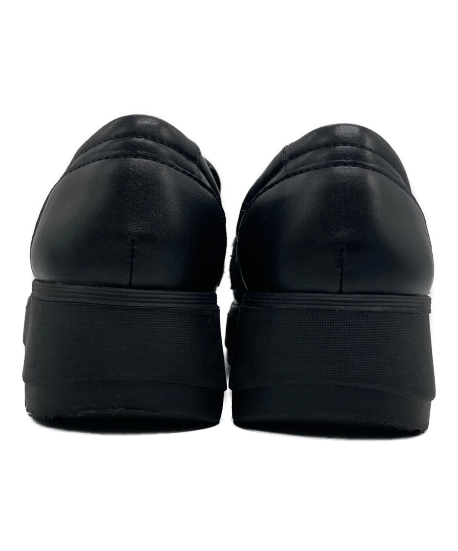 中古・古着通販】CLARKS (クラークス) ローファー ブラック サイズ