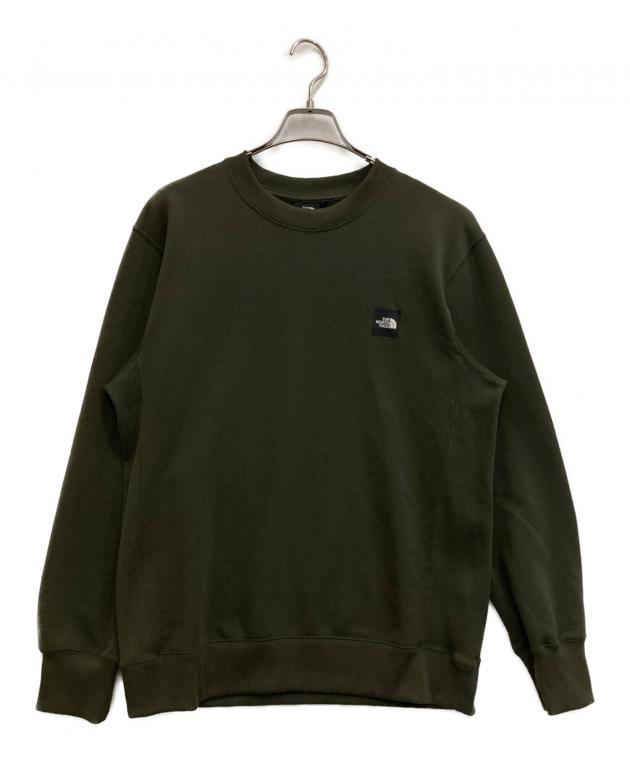 【used】THE NORTH FACE × HYKE スウェット オリーブ 中古・古着通販】THE NORTH FACE (ザ ノース フェイス) ロゴスウェット