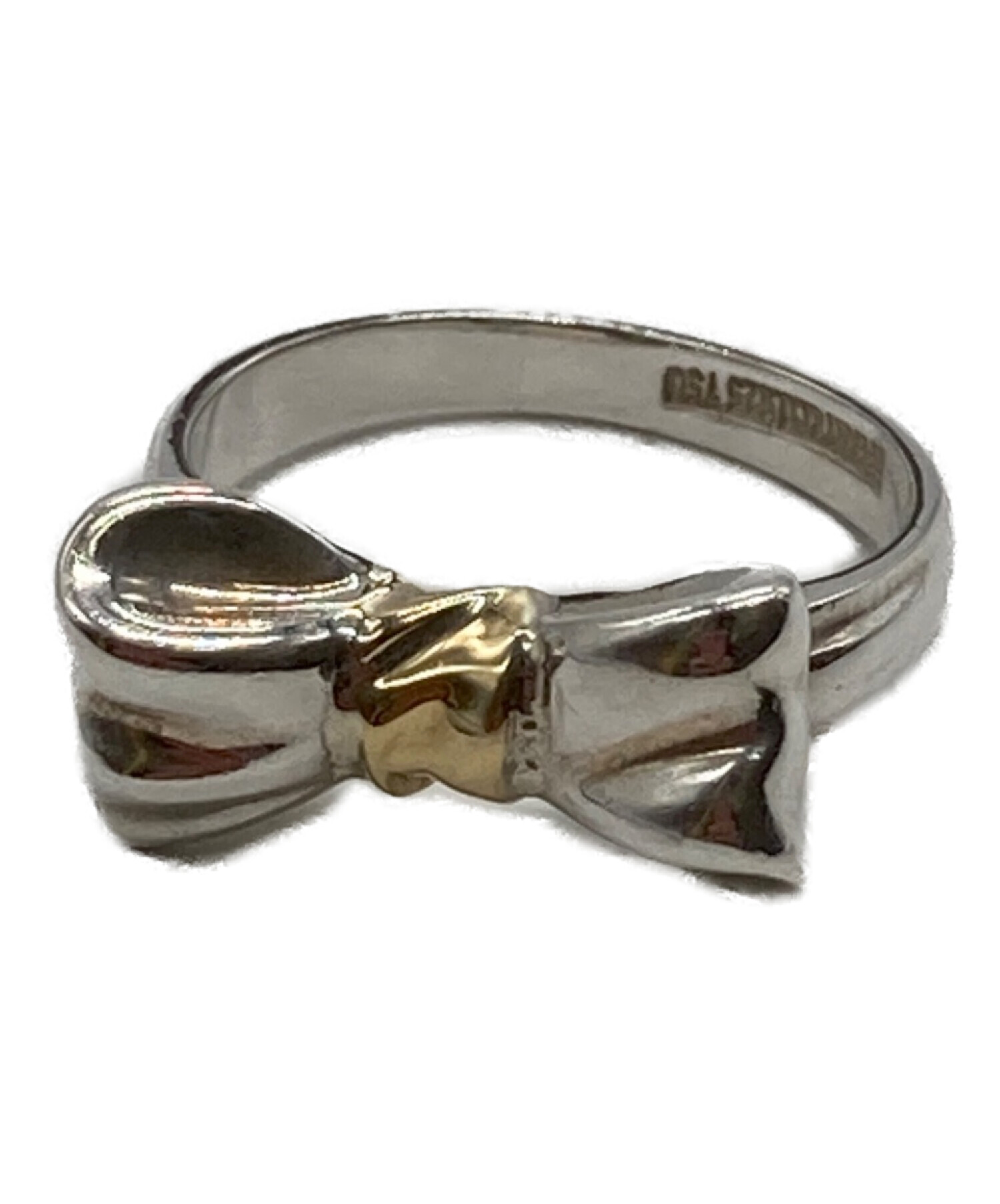 中古・古着通販】Tiffany & Co. (ティファニー) リボンリング シルバー