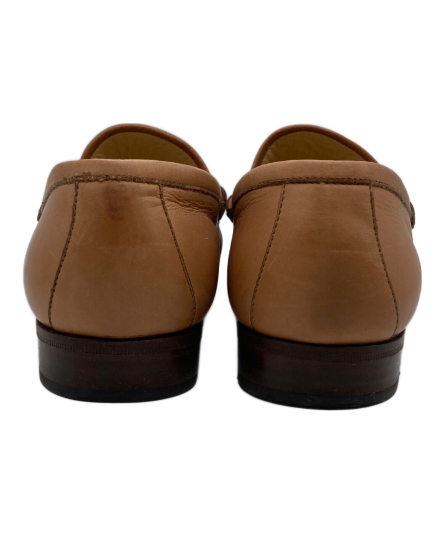中古・古着通販】GUCCI (グッチ) ホースビットローファー ブラウン