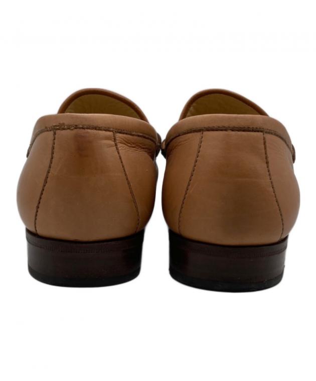 中古・古着通販】GUCCI (グッチ) ホースビットローファー ブラウン