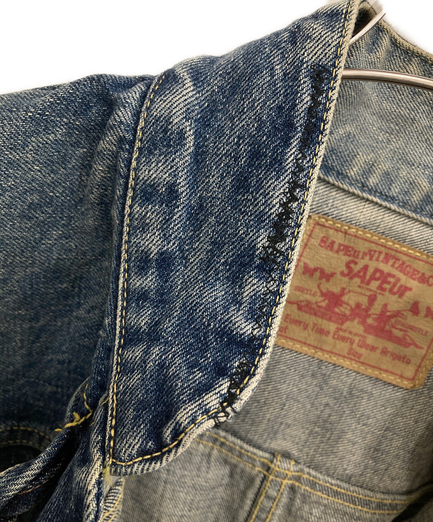 中古・古着通販】SAPEur (サプール) チャイナボタンデニムジャケット