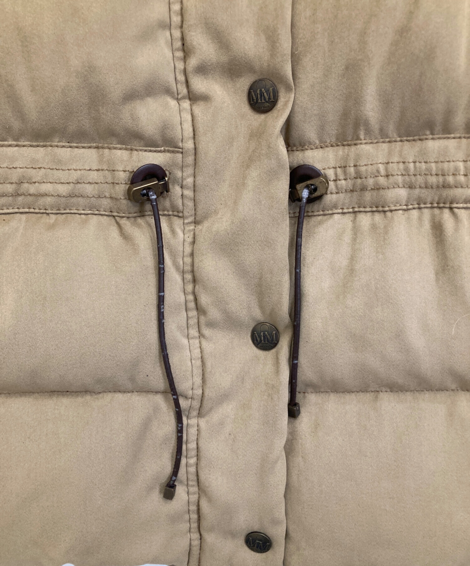 中古・古着通販】MaxMara (マックスマーラ) 中綿ジャケット ブラウン