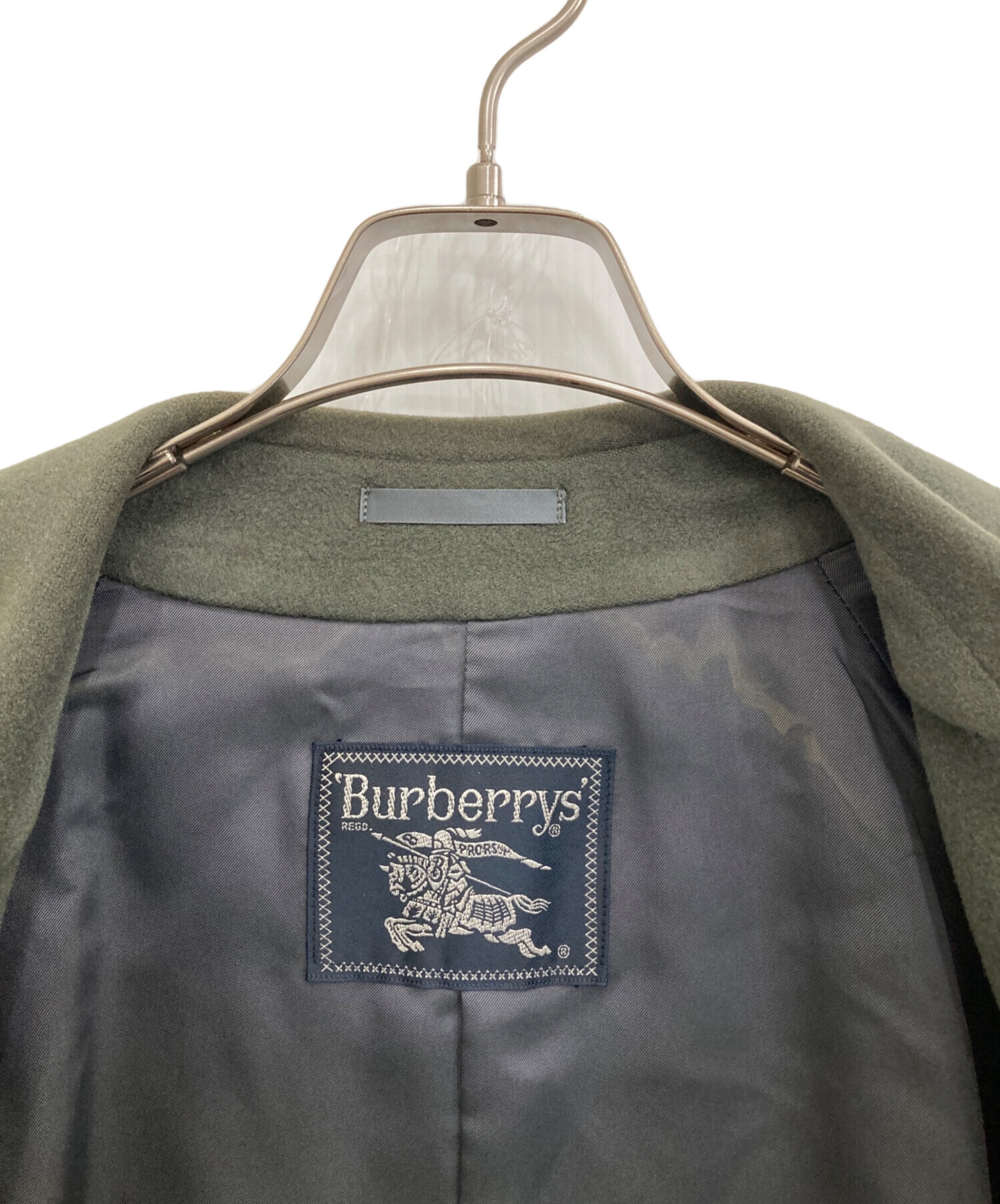 中古・古着通販】Burberry's (バーバリーズ) 比翼ウールカシミヤコート