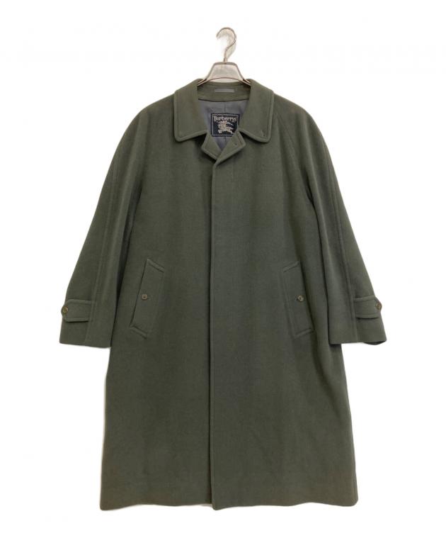 稀少✨Burberrys ピーコート カシミア混 ダブルフェイス カーキ　S相当 中古・古着通販】Burberry's (バーバリーズ) 比翼ウールカシミヤコート