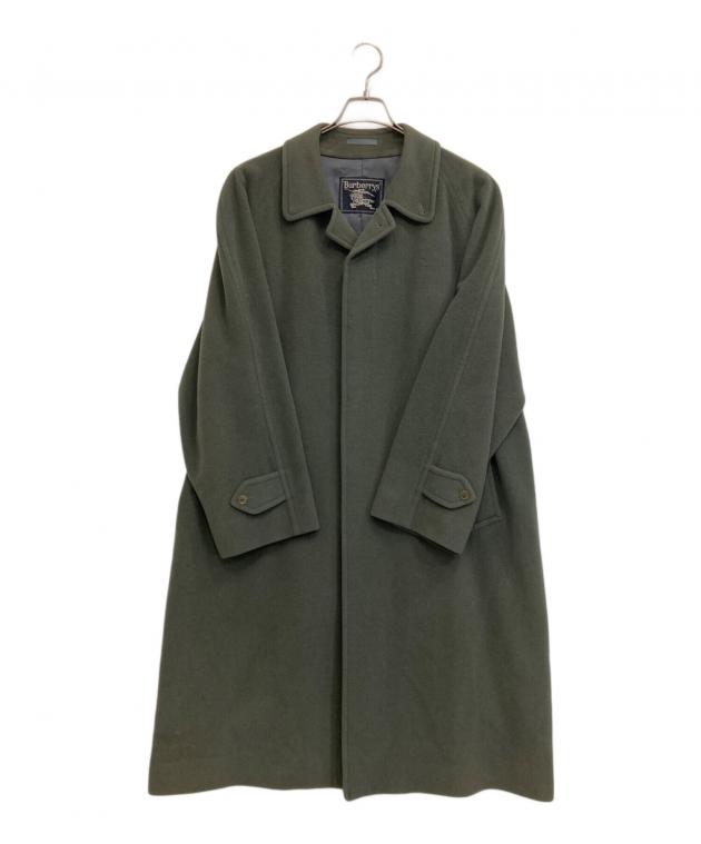 【希少】バーバリーズ ロングコート カシミヤ100% ボルドー 比翼 S 中古・古着通販】Burberry's (バーバリーズ) 比翼ウールカシミヤコート