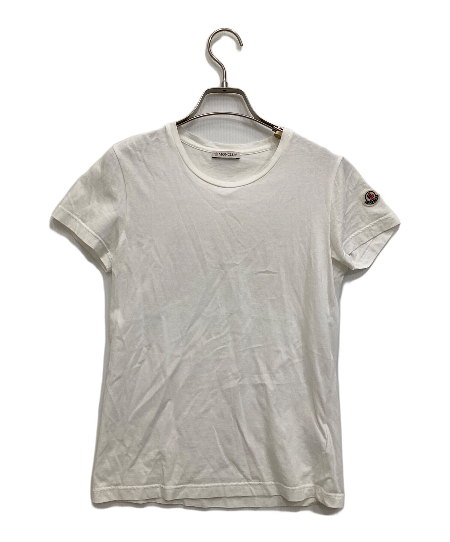 中古・古着通販】MONCLER (モンクレール) T-SHIRT ホワイト サイズ:XS
