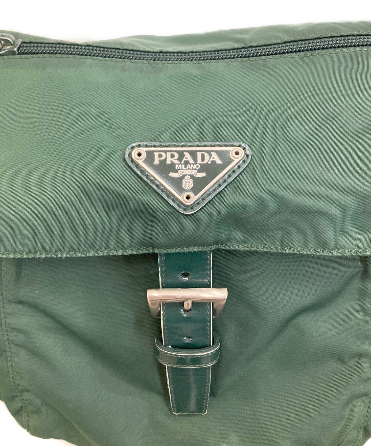 中古・古着通販】PRADA (プラダ) ショルダーバッグ グリーン｜ブランド