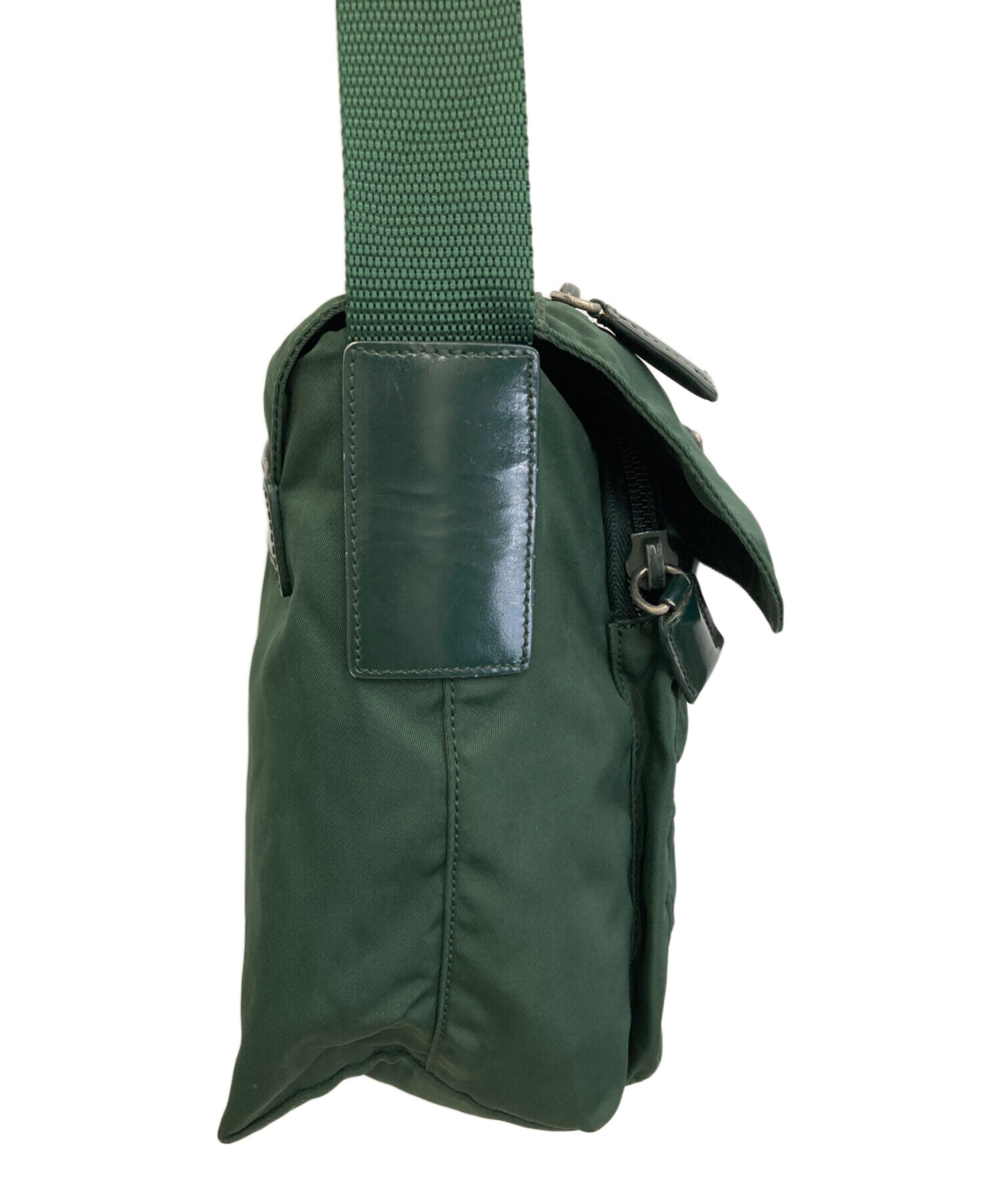 中古・古着通販】PRADA (プラダ) ショルダーバッグ グリーン｜ブランド