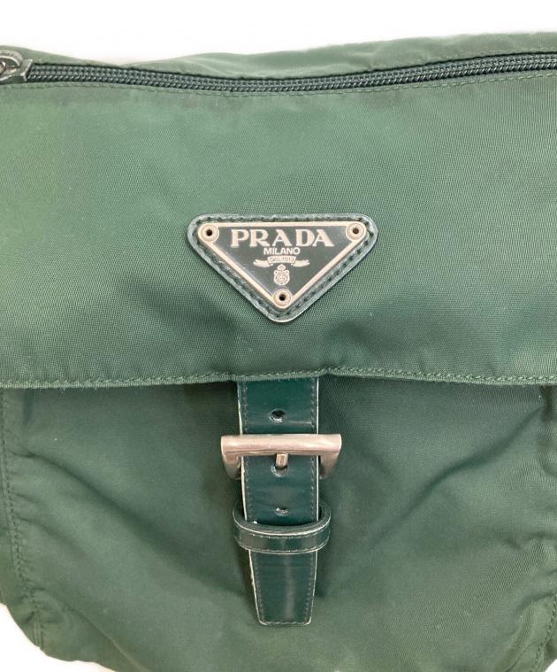 中古・古着通販】PRADA (プラダ) ショルダーバッグ グリーン｜ブランド
