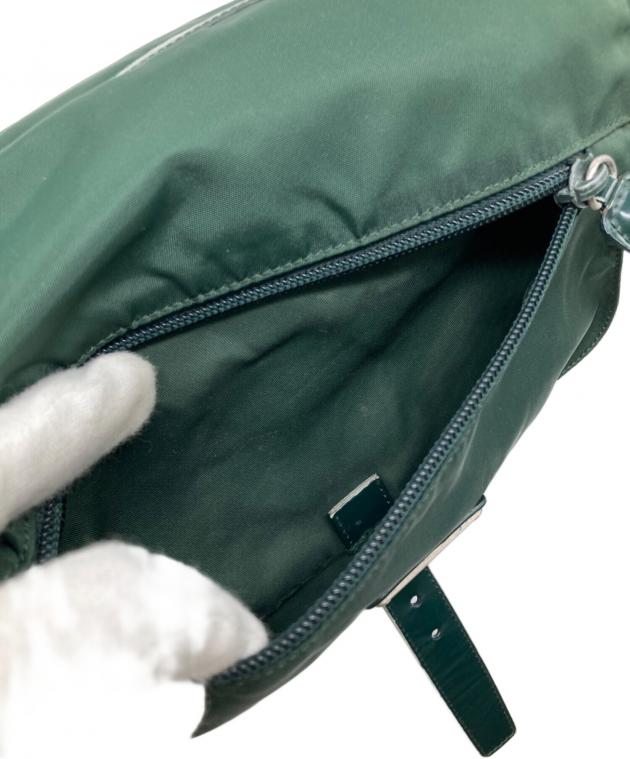 中古・古着通販】PRADA (プラダ) ショルダーバッグ グリーン｜ブランド