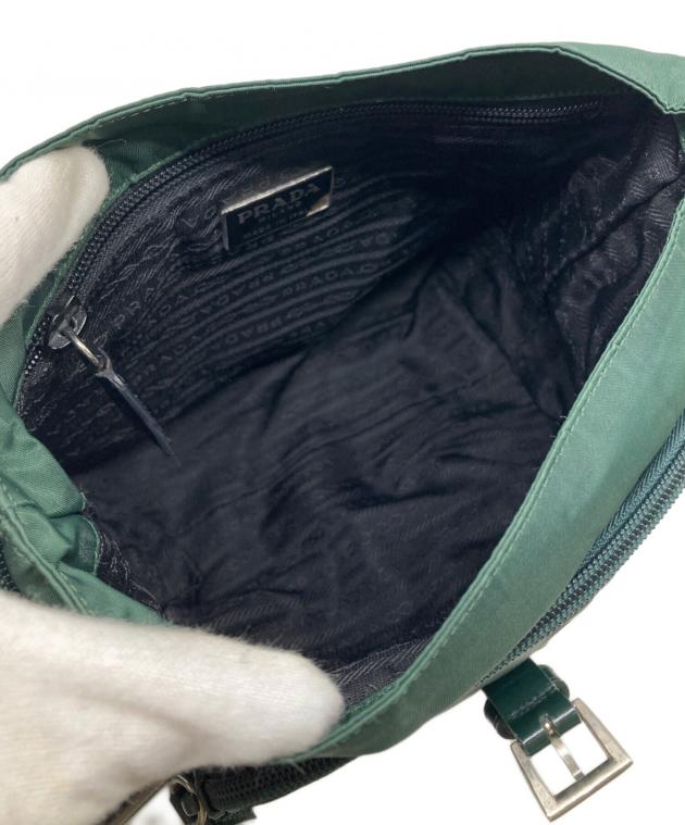 中古・古着通販】PRADA (プラダ) ショルダーバッグ グリーン｜ブランド
