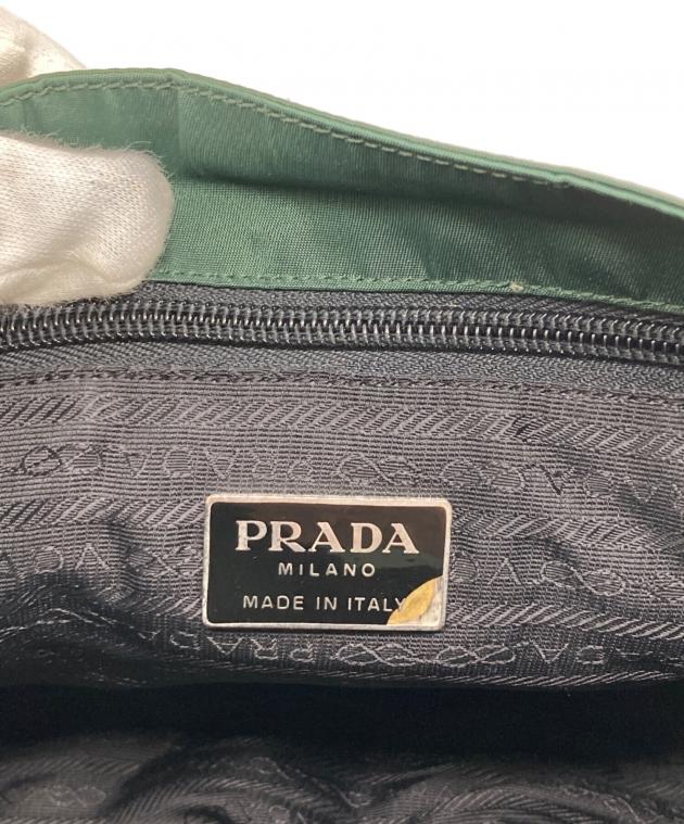 中古・古着通販】PRADA (プラダ) ショルダーバッグ グリーン｜ブランド