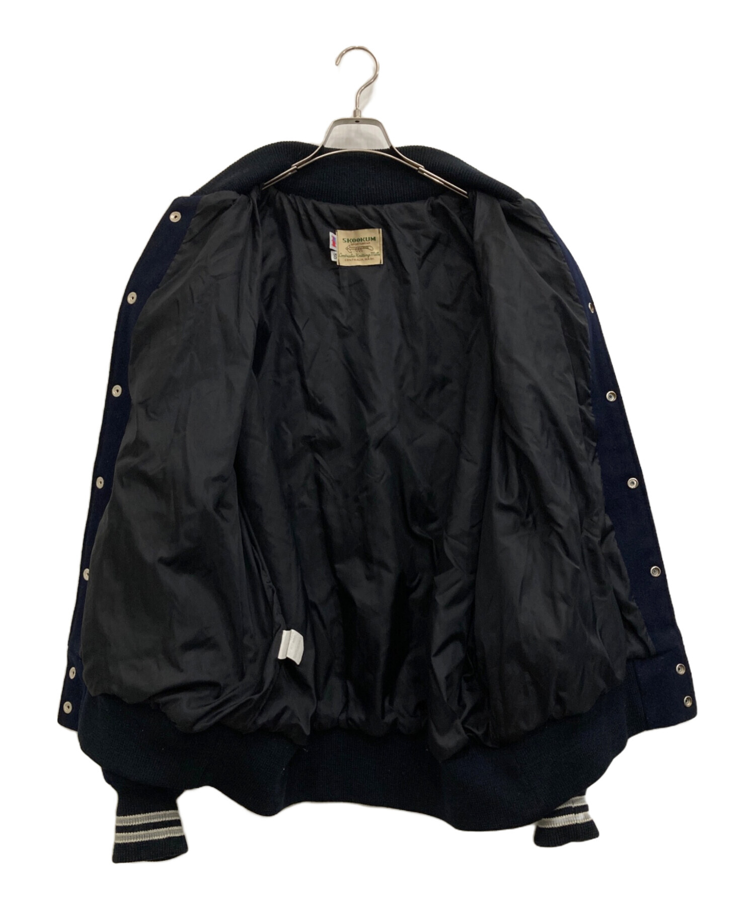 中古・古着通販】skookun (スクーカム) スタジャン ネイビー サイズ:50