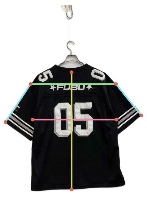 中古・古着通販】FUBU (フブ) ゲームシャツ ブラック サイズ:XL