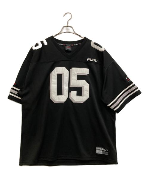 中古・古着通販】FUBU (フブ) ゲームシャツ ブラック サイズ:XL