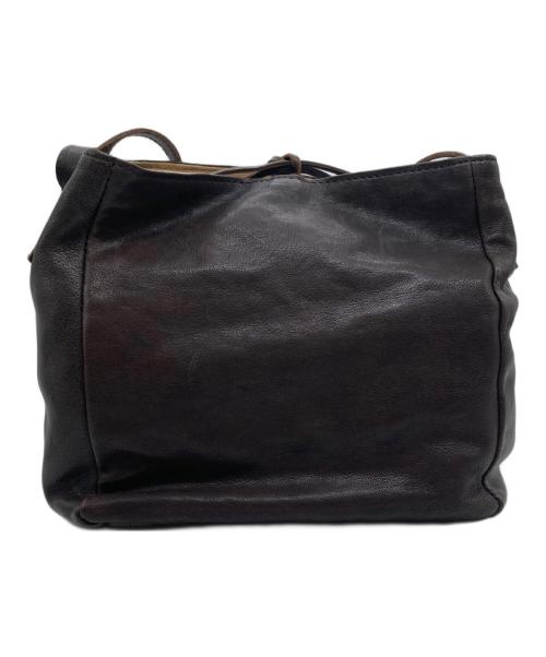 中古・古着通販】chiiii (チー) レザーハンドバッグ ブラウン