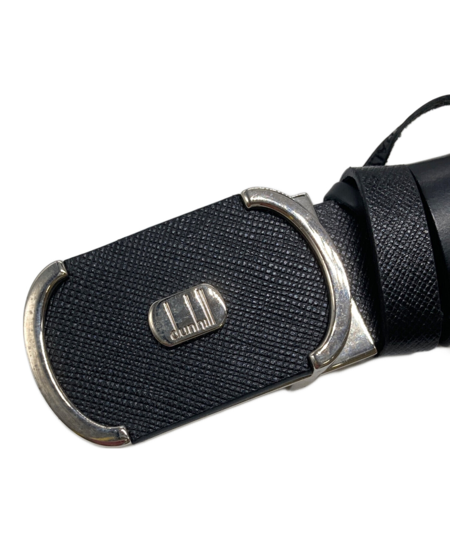 中古・古着通販】dunhill (ダンヒル) レザーベルト ブラック サイズ:42