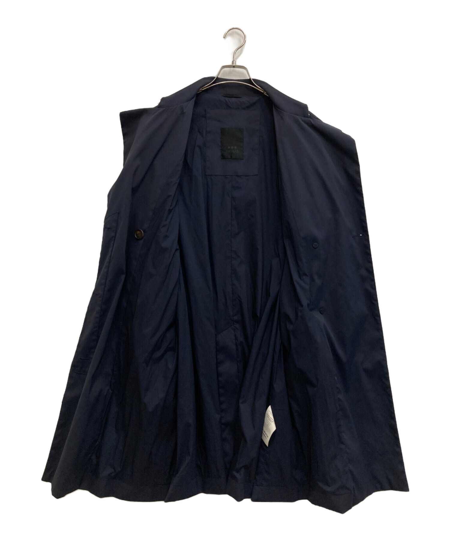 TATRAS ネイビー トレンチコート 中古・古着通販】TATRAS (タトラス) 18SS IRESINE トレンチコート