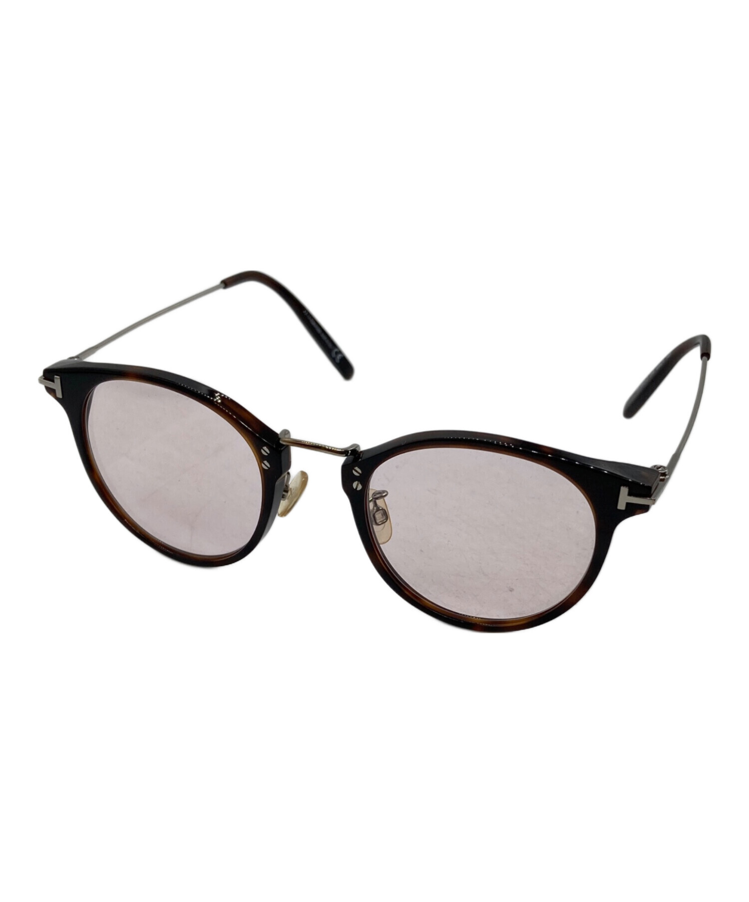 中古・古着通販】TOM FORD (トムフォード) 伊達眼鏡 ブラウン サイズ