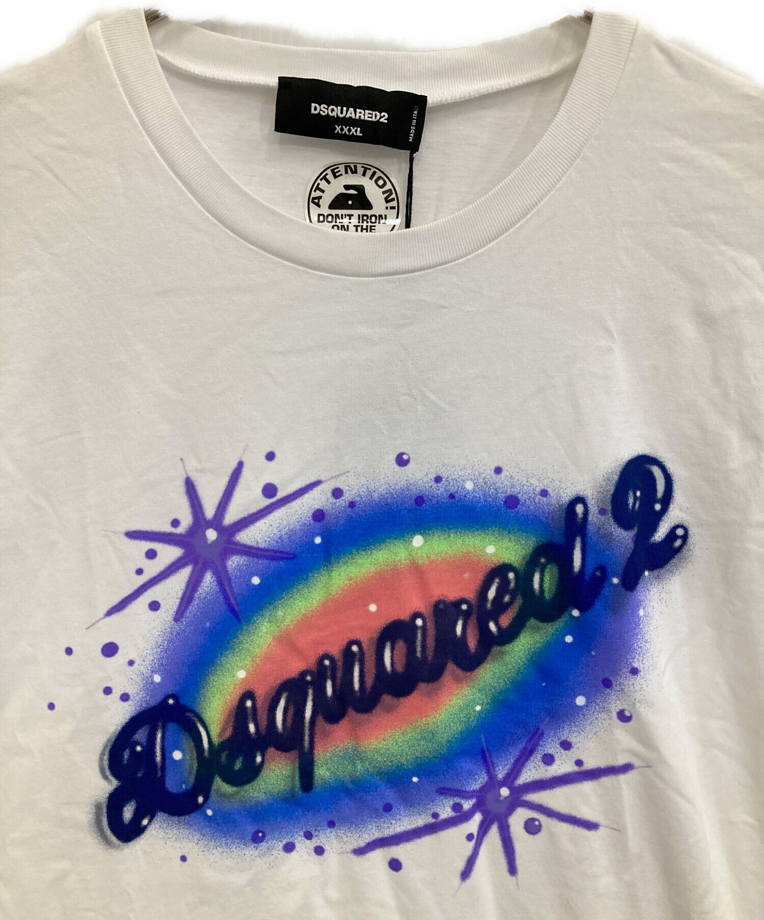 中古・古着通販】DSQUARED2 (ディースクエアード) スプレーアートTEE