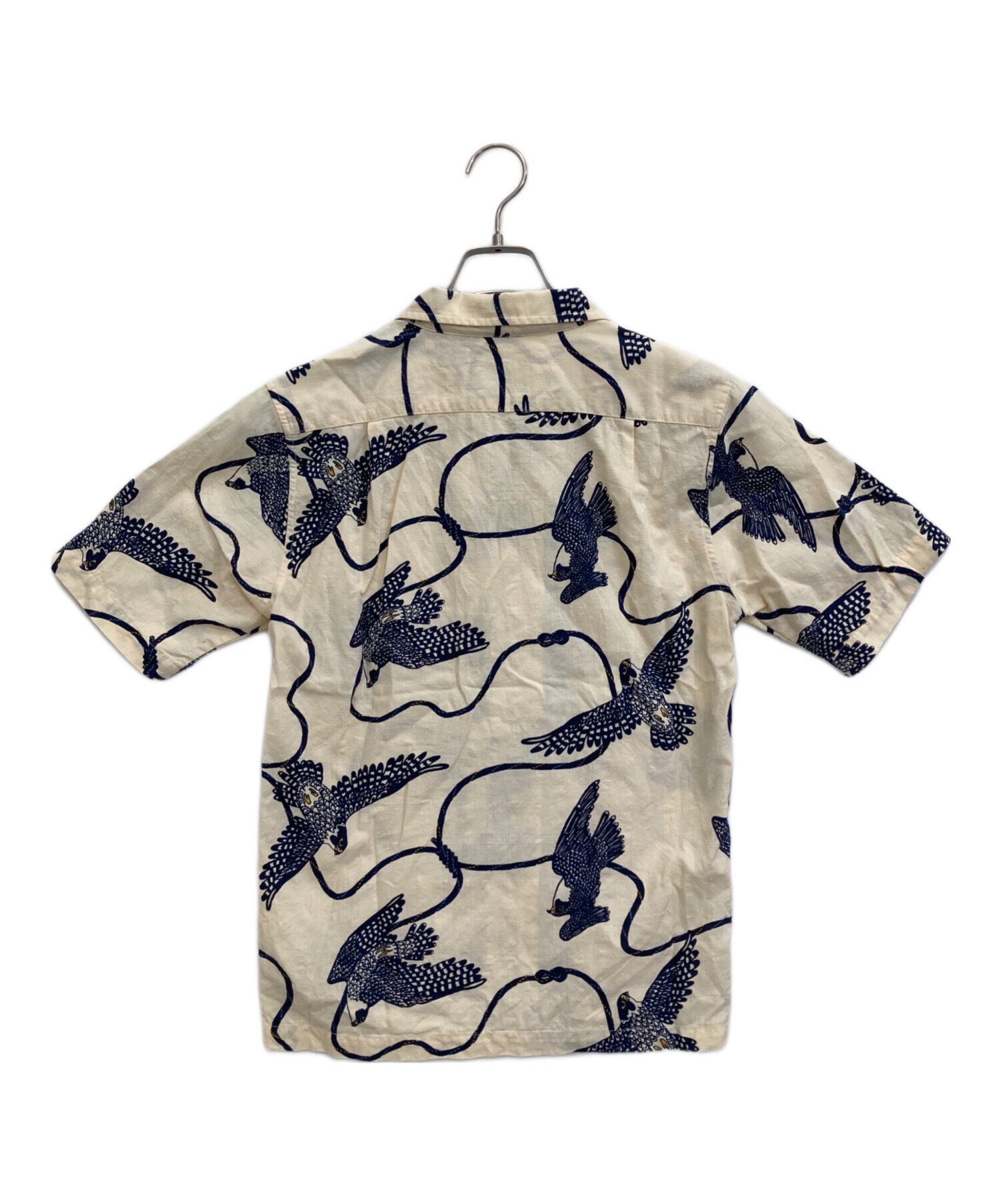 中古・古着通販】pataloha (パタロハ) 鷹柄アロハシャツ アイボリー