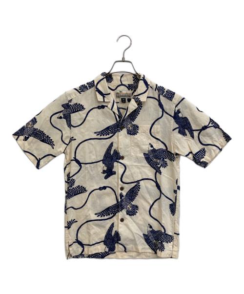 【タグ付き新品未使用】Pataloha パタロハ・シャツ　メンズS 中古・古着通販】pataloha (パタロハ) 鷹柄アロハシャツ アイボリー