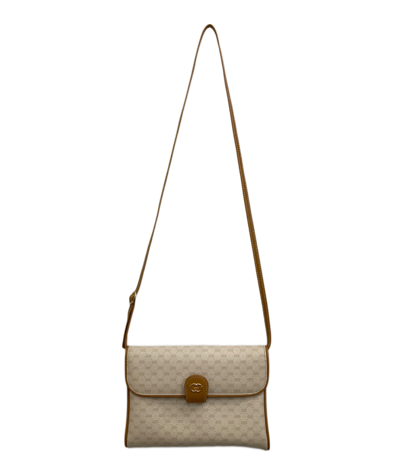 中古・古着通販】GUCCI (グッチ) ショルダーバッグ ベージュ｜ブランド