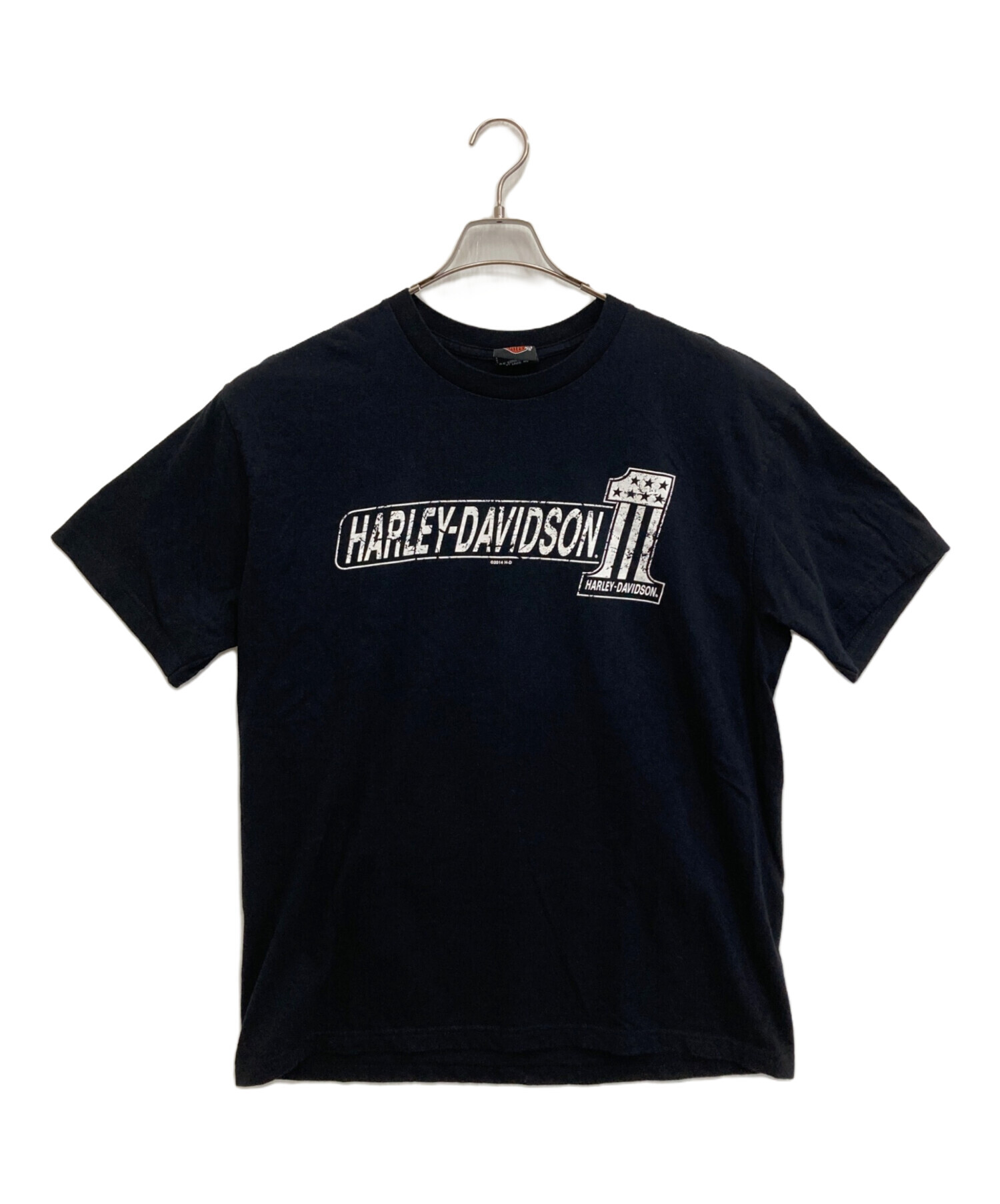 Harley Davidson - HARLEY DAVIDSON ハーレーダビッドソン モーターサイクル Ｔシャツ ロゴ ブラック(レディース M)中古 古着 U1828 中古・古着通販】HARLEY-DAVIDSON (ハーレーダビッドソン) Tシャツ
