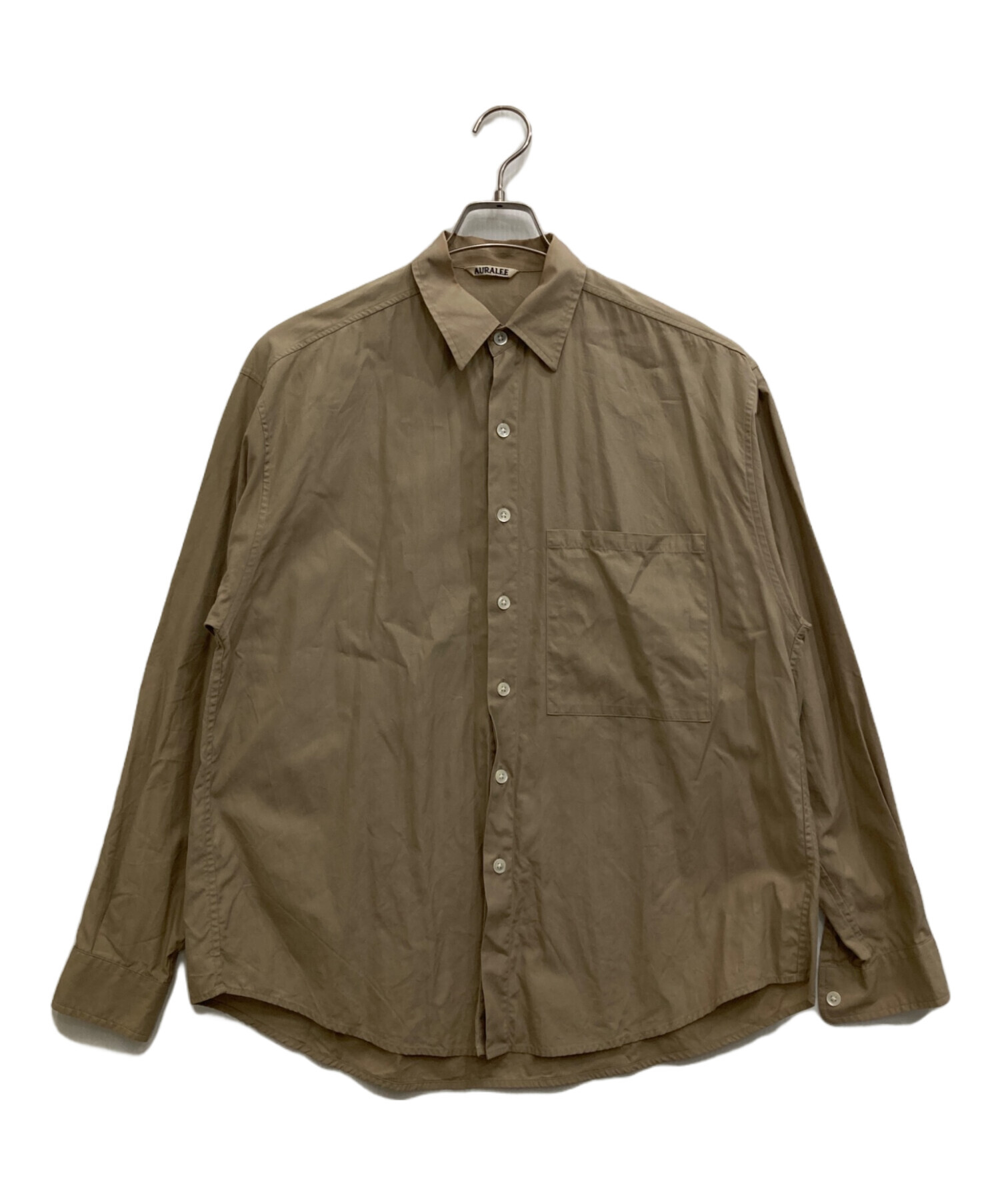 中古・古着通販】AURALEE (オーラリー) WASHED FINX TWILL BIG SHIRTS