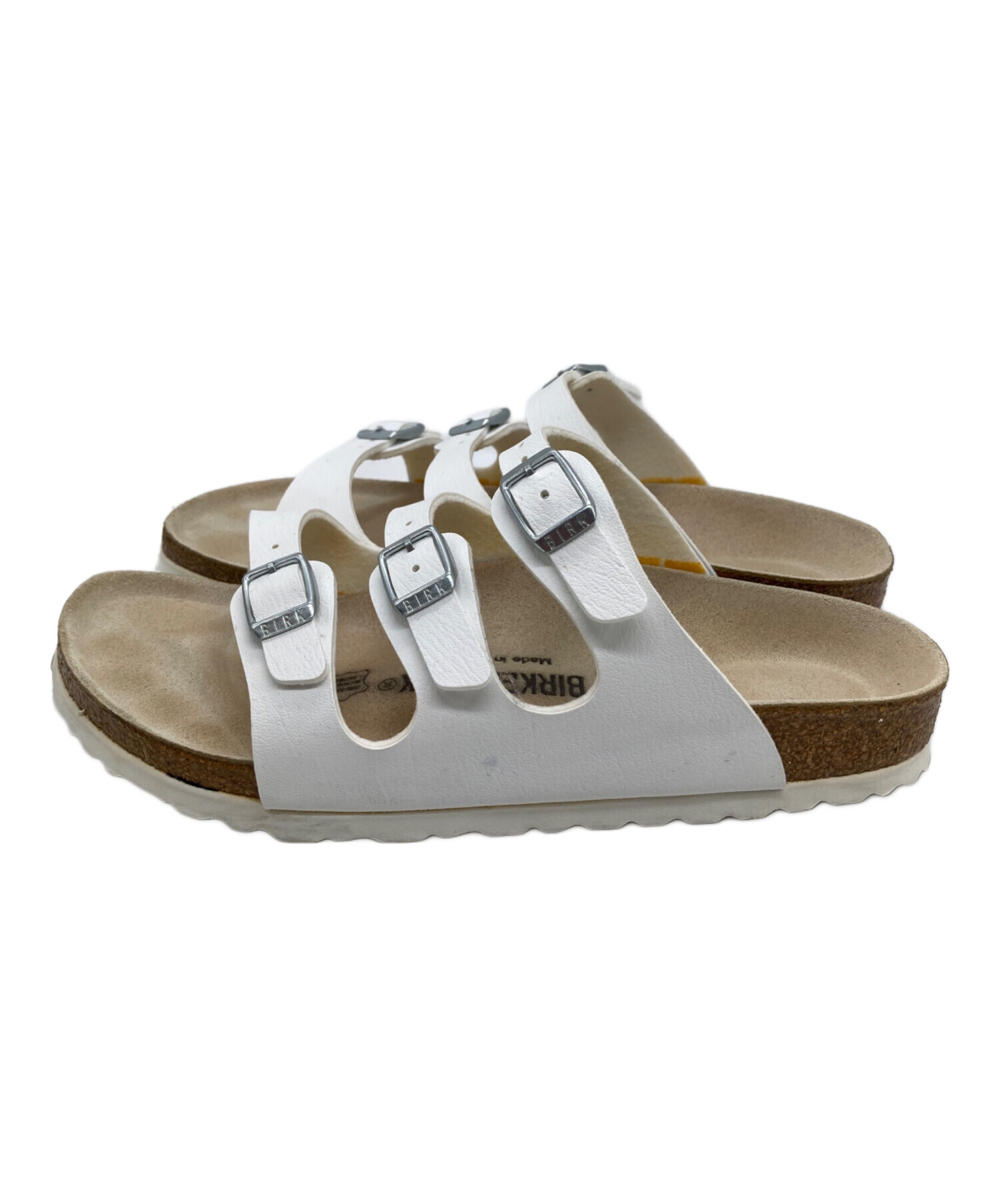BIRKENSTOCK ビルケンシュトック サンダル 27cm 白 【古着】【中古】【送料無料】 中古・古着通販】BIRKENSTOCK (ビルケンシュトック) フロリダサンダル